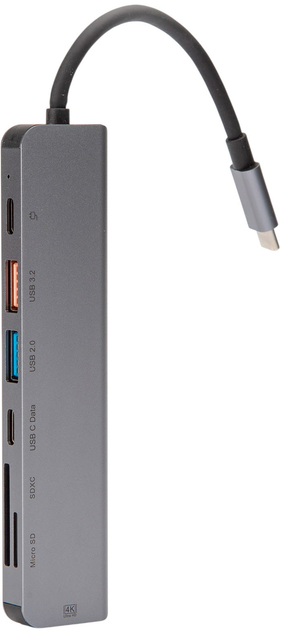 Hub USB Platinet 2 x USB-A, 2 x USB-C PD, 1 x HDMI 4K 10Gbps (PMH9997B) - obraz 5