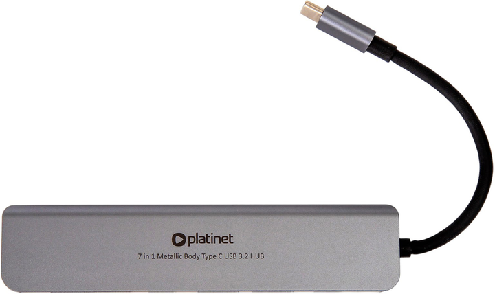 Hub USB Platinet 2 x USB-A, 2 x USB-C PD, 1 x HDMI 4K 10Gbps (PMH9997B) - obraz 6