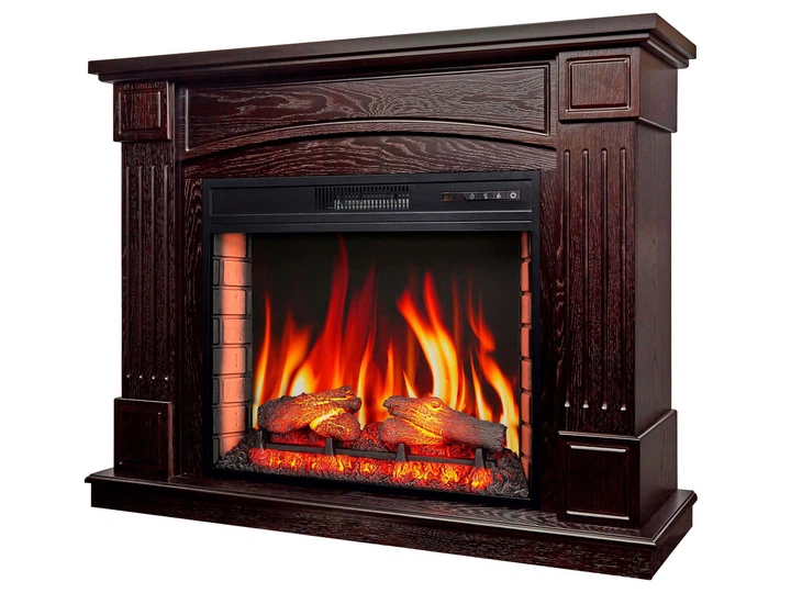 Электрокамин ArtiFlame Boston AF28S Темный орех - Фото 3 Электрокамин ArtiFlame Boston AF28S Темный орех - изображение 3