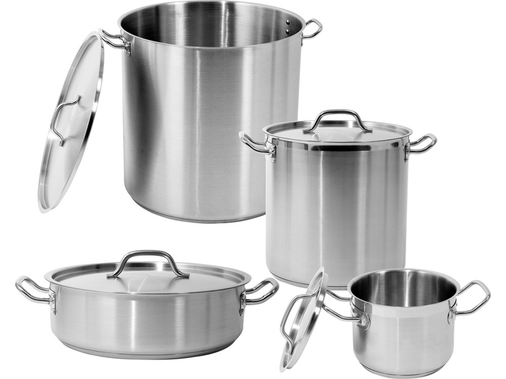 Каструля Yato з кришкою з нержавіючої сталі 36 x 36 см 36.6 л (5906083860065) - зображення 5