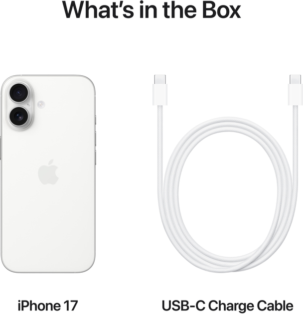 Мобільний телефон Apple iPhone 17 512GB White (MG6Q4) - зображення 8