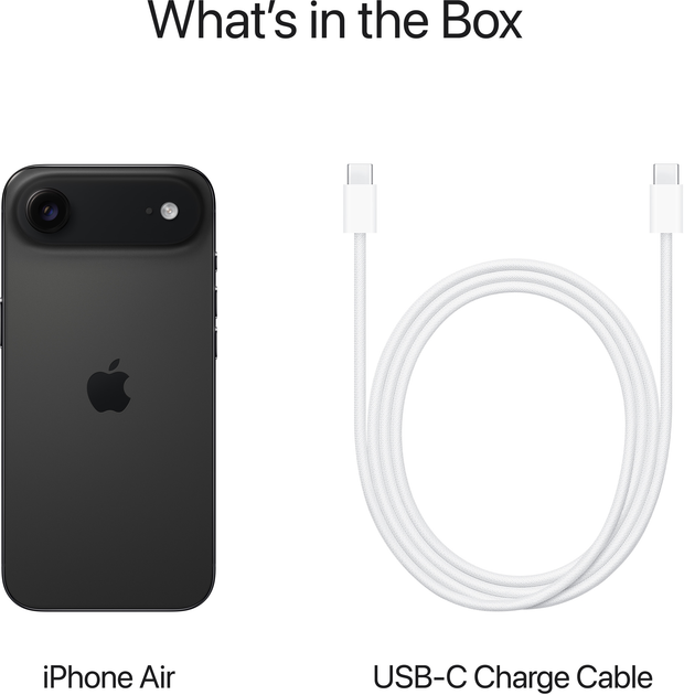 Мобільний телефон Apple iPhone 17 Air 256GB Space Black (MG2L4) - зображення 8