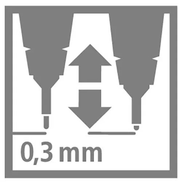 Набір лінерів Stabilo Sensor F 0.3 мм 10 шт Синій (ZES4006381301183) - зображення 4