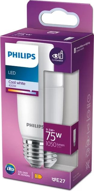 Żarówka LED Philips E27 T38 9.5W 4000K 1050LM (929001901528) - obraz 2