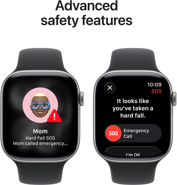 Смарт-годинник Apple Watch Series 11 GPS 42mm Space Grey Aluminium Case with Black Sport Band - M/L (APL_MEQX4) - зображення 6