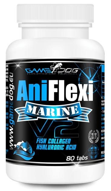 Харчова добавка Game Dog AniFlexi Marine V2 захист суглобів для собак схильних до алергії 80 пігулок (5904730806374) - зображення 1