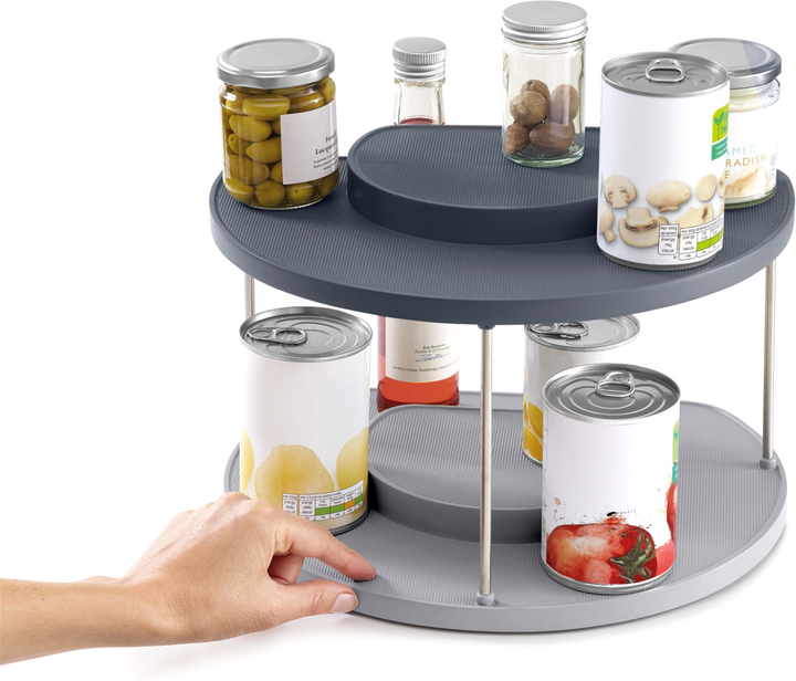 Dwupoziomowy organizer Joseph Joseph CupboardStore szary (5028420003871) - obraz 5