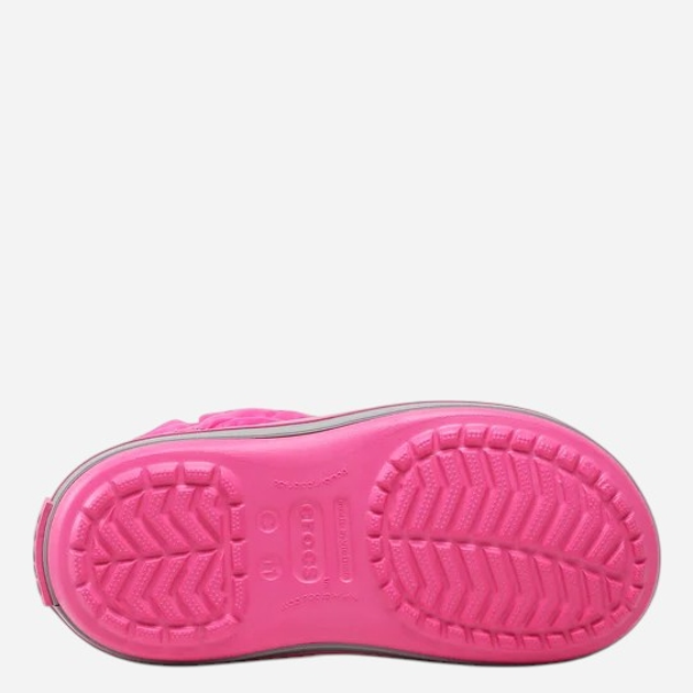 Śniegowce dziecięce dla dziewczynki ocieplane Crocs Winter Puff Boot Kids 14613-6TR 33-34 Różowe (196265132522) - obraz 4