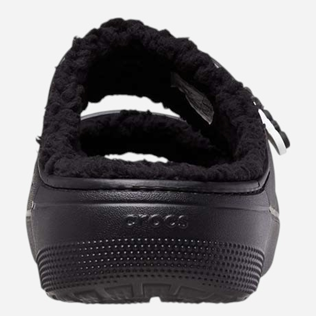Жіночі шльопанці Crocs Classic Cozzzy Sandal 207446-060 39-40 Чорні (196265136971) - зображення 4