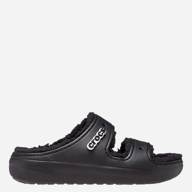 Klapki damskie Crocs Classic Cozzzy Sandal 207446-060 41-42 Czarne (196265136988) - obraz 1
