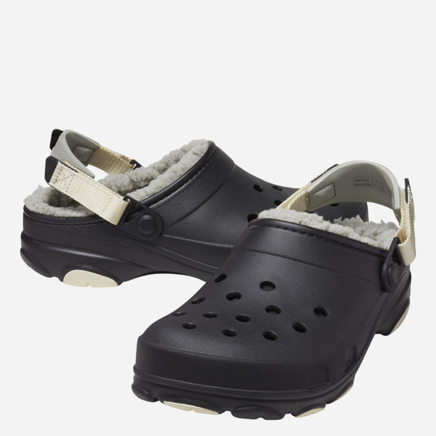 Chodaki męskie ocieplane Crocs All Terrain Lined 207936-001 43-44 Czarne (196265397099) - obraz 3
