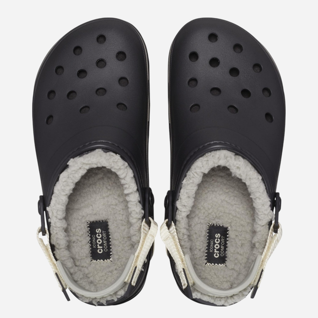 Chodaki męskie ocieplane Crocs All Terrain Lined 207936-001 45-46 Czarne (196265397105) - obraz 5