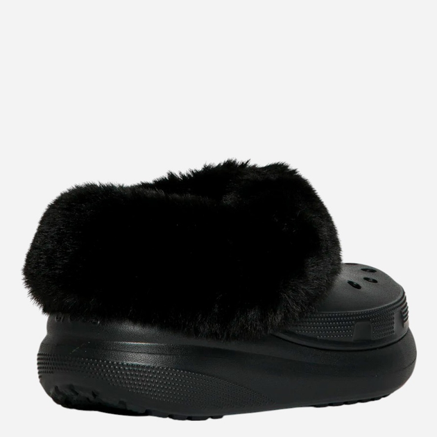 Chodaki damskie ocieplane Crocs Furever Crush 208446-001 41-42 Czarne (196265276271) - obraz 4