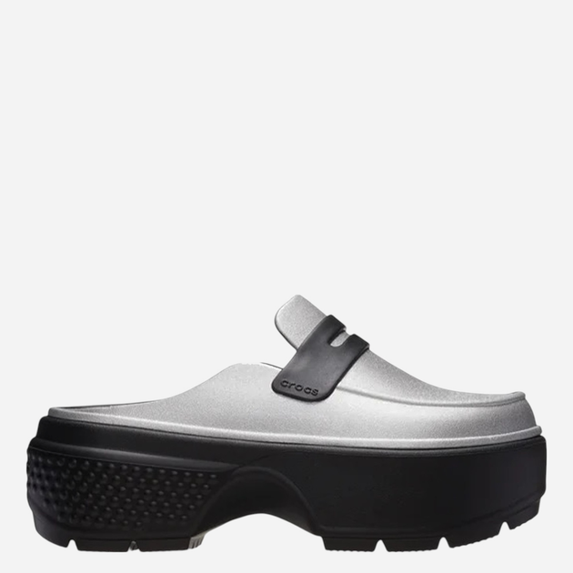 Жіночі мюлі Crocs Stomp Metallic Loafer 210363-01V 37-38 Сріблясті (196265793785) - зображення 1