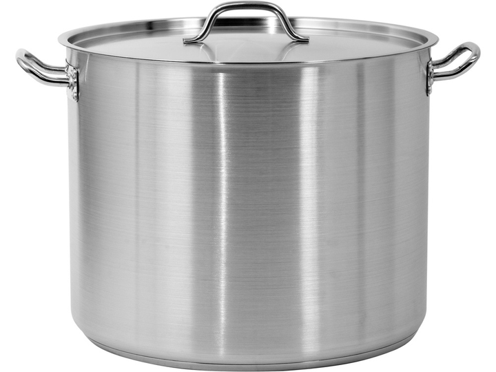 Каструля Yato з кришкою з нержавіючої сталі 45 x 36 см 57.3 л (5906083860201) - зображення 1