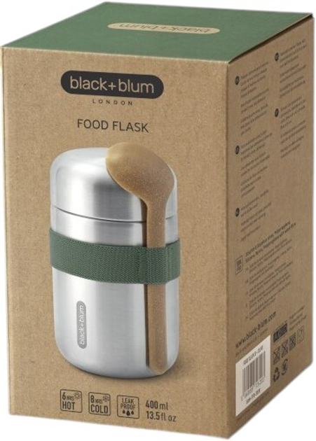 Termos obiadowy Black+Blum oliwkowy 400 ml (5060089726203) - obraz 4