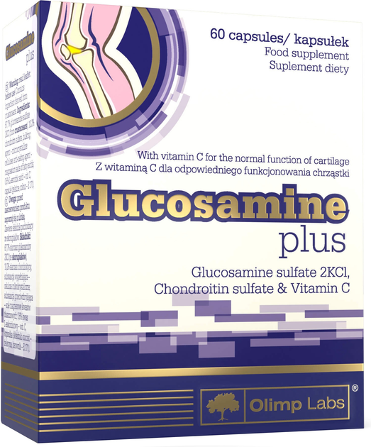 Suplement diety Olimp Glucosamine Plus 60 kapsułek (5901330040474) - obraz 1