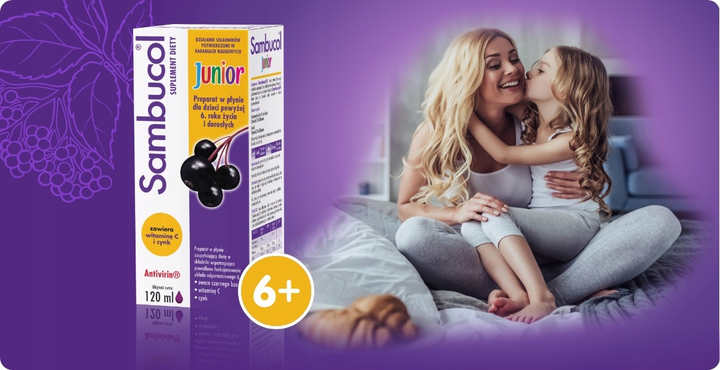 Suplement diety Adamed Sambucol Junior 120 ml (5900411003308) - obraz 3