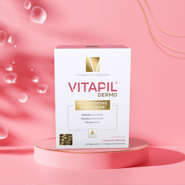 Suplement diety NutroPharma Vitapil Dermo Hialuronowe Nawilżenie 60 kapsułek (5904161801030) - obraz 2