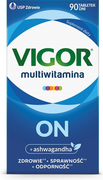 Харчова добавка Vigor Multivitamin On для чоловіків 90 таблеток (5904569252236) - зображення 1