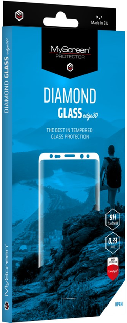 Szkło hartowane MyScreen Diamond Glass Edge 3D do Samsung Galaxy S10 Black (MD4184TG 3D BLACK) - obraz 1