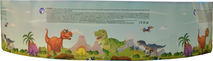Basen rozporowy SunClub świat dinozurów 180 × 40 cm 51507 (6942377616757) - obraz 2