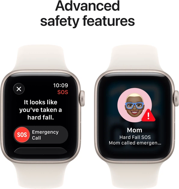 Смарт-годинник Apple Watch SE 3 (2025) GPS + Cellular 44mm Starlight Aluminium Case with Starlight Sport Band M/L (MEPF4) - Фото 7 Смарт-годинник Apple Watch SE 3 (2025) GPS + Cellular 44mm Starlight Aluminium Case with Starlight Sport Band M/L (MEPF4) - зображення 7