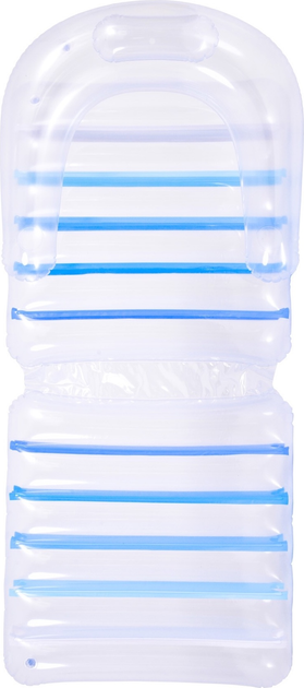 Materac dmuchany SunClub składany 180 x 79 x 48 cm Niebieski 33057-2 (5901890125536) - obraz 3