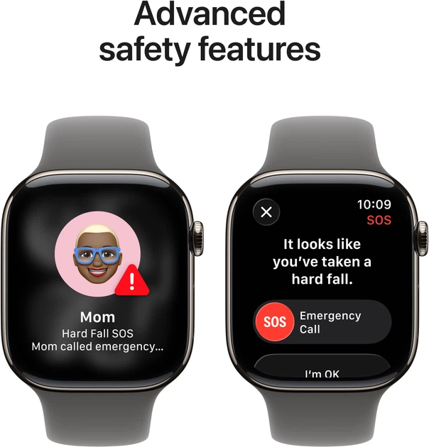Смарт-годинник Apple Watch Series 11 GPS + Cellular 46mm Natural Titanium Case with Stone Grey Sport Band - S/M (MFCW4) - зображення 6