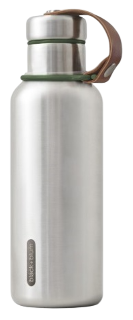 Butelka termiczna Black+Blum Srebrna / Oliwkowa 500 ml (5060089726418) - obraz 1
