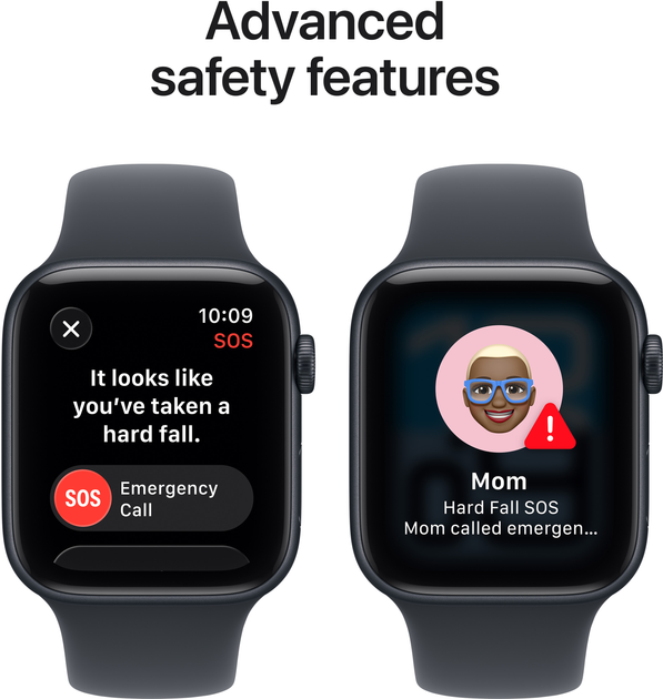Смарт-годинник Apple Watch SE 3 (2025) GPS 40mm Midnight Aluminium Case with Midnight Sport Band - M/L (APL_MEHC4) - зображення 7