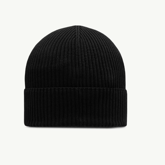 Шапка Moncler черная цвете, One Size (универсальный размер), унисекс. - Фото 3 Шапка Moncler черная цвете, One Size (универсальный размер), унисекс. - изображение 3