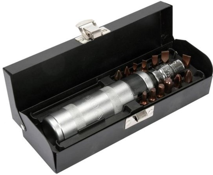 Wkrętak udarowy rewersyjny Yato YT-2801 stalowy 6 końcówek 1/2" 7 sztuk (5906083928017) - obraz 3