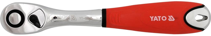 Тріскачка вигнута Yato YT-0735 металево-ґумова ручка 1/2" (5906083907357) - зображення 2