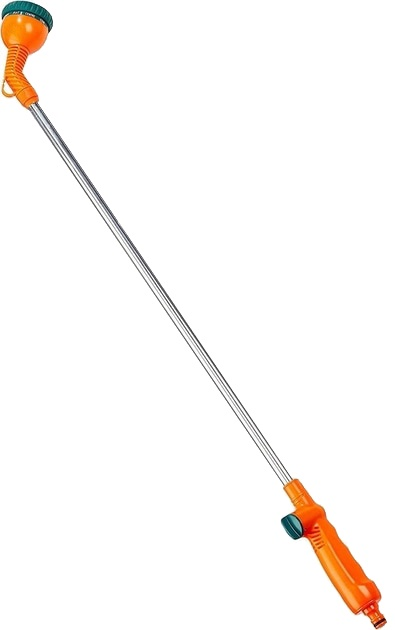 Zraszacz Flo 89218 z przedłużoną rurką 10-funkcyjny do węża 1/2" ABS + aluminium (5906083892189) - obraz 1