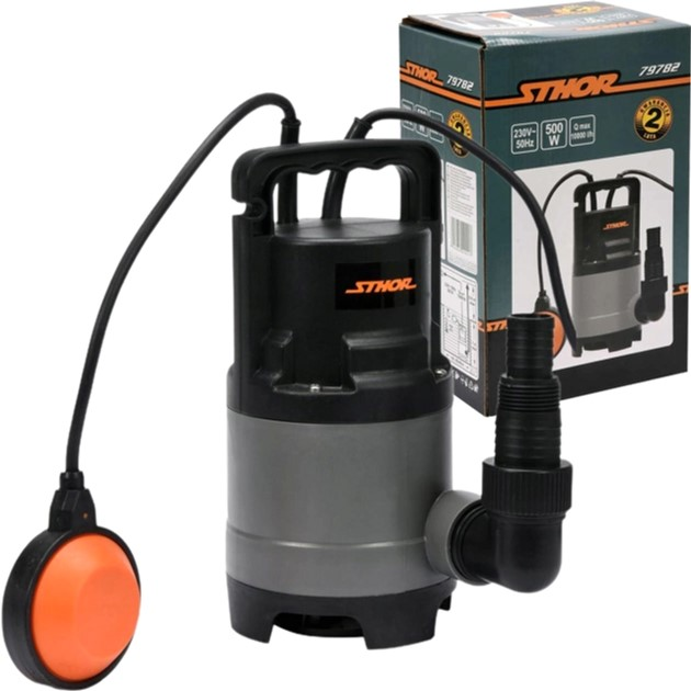 Pompa do brudnej wody Sthor 79782 sieciowa 500 W 10000 l/h maks. wysokość - 13.5 m (5906083029417) - obraz 2