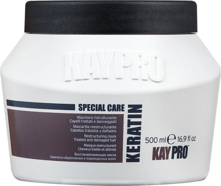 Маска KayPro Keratin с кератином для химически поврежденных волос 500 мл 87117 - Фото 1 Маска KayPro Keratin с кератином для химически поврежденных волос 500 мл 87117 - изображение 1