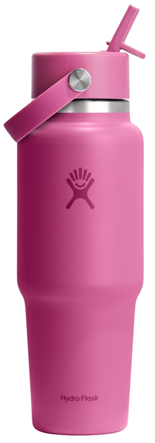 Butelka termiczna Hydro Flask Wide Mouth Flex Straw Travel Reef Różowa 946 ml (840394202907) - obraz 1
