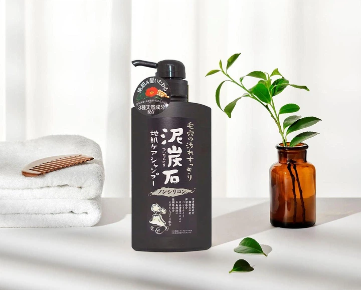 PELICAN Deitanseki Shampoo бессиликоновый шампунь для жирных волос, 500 мл - Фото 4 PELICAN Deitanseki Shampoo бессиликоновый шампунь для жирных волос, 500 мл - изображение 4