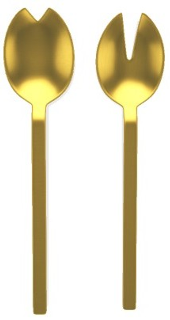 Zestaw sztućców do salat MEPRA Stile Box Oro Ice 2 elementy (722020513376) - obraz 1