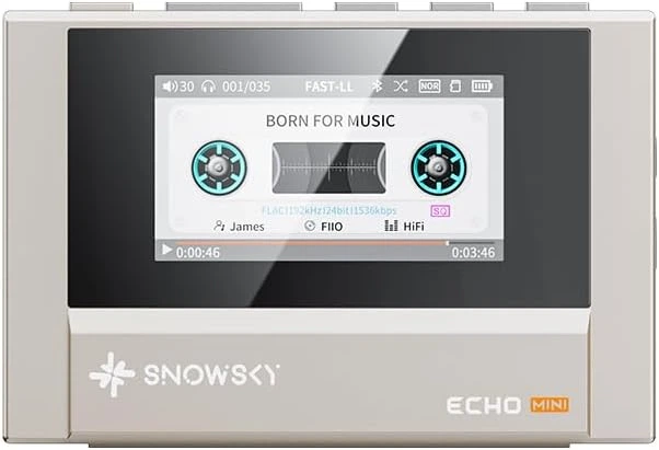 Fiio SnowSky Echo Mini – Hi-Fi Аудиоплеер: Ретро-Шик, Двойной
