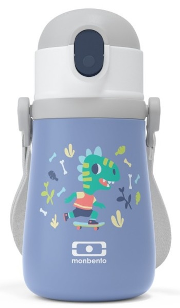 Термопляшка для дітей Monbento Stram Graphic Синя 360 мл (3760192686914) - зображення 2