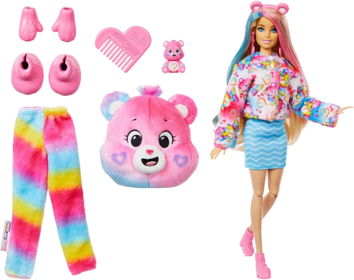 Лялька Barbie Cutie Reveal Care Bears: Нова хвиля Ведмедик Єдність (JFV60) - Фото 4 Лялька Barbie Cutie Reveal Care Bears: Нова хвиля Ведмедик Єдність (JFV60) - зображення 4