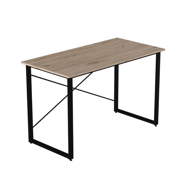 Стол письменный Дейв Ferrum-decor 750x1000x600 Черный металл ДСП Дуб Сан-Марино 32 мм (FRD-106470) - Фото 5 Стол письменный Дейв Ferrum-decor 750x1000x600 Черный металл ДСП Дуб Сан-Марино 32 мм (FRD-106470) - изображение 5