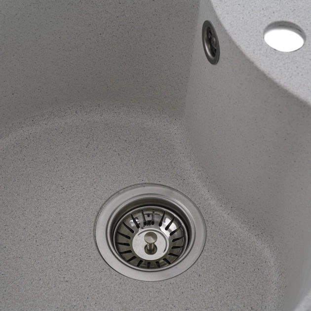 Гранитная мойка для кухни VALESO TURAS 480 матовая Белая в точку - Фото 4 Гранитная мойка для кухни VALESO TURAS 480 матовая Белая в точку - изображение 4