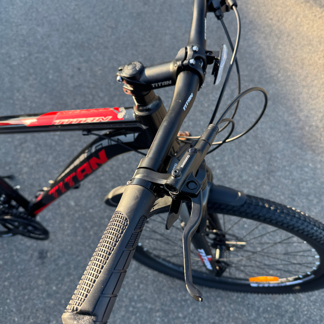 Алюминиевый найнер 29 Черный-Красный Maxus Mbike Lockout (гидравлические тормоза) горный велосипед 2025 кассета - изображение 2