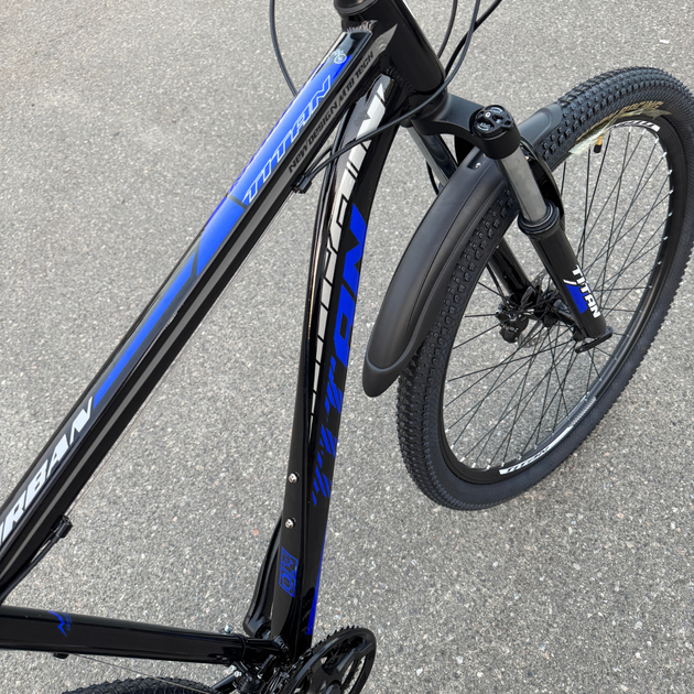 Алюминиевый найнер 29 Черный-Синий Maxus Mbike Lockout (гидравлические тормоза) горный велосипед 2025 кассета - Фото 7 Алюминиевый найнер 29 Черный-Синий Maxus Mbike Lockout (гидравлические тормоза) горный велосипед 2025 кассета - изображение 7