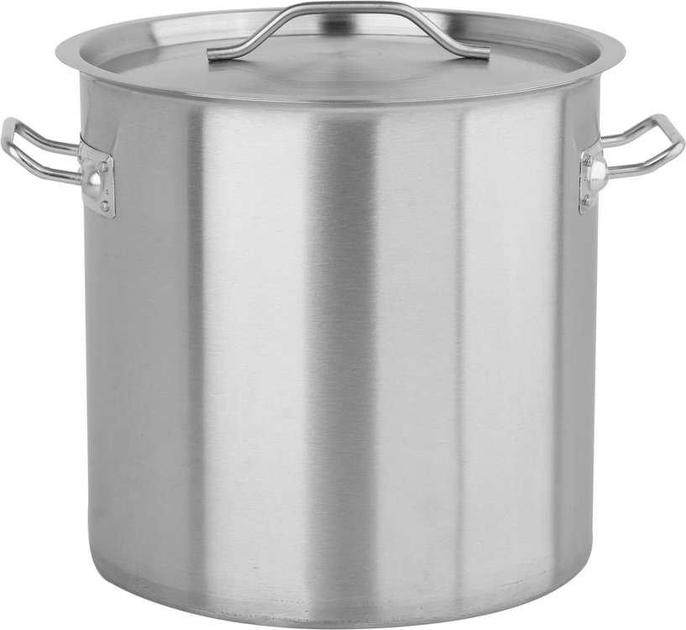 Garnek Yato z pokrywką ze stali nierdzewnej 30 cm 21 l (5906083052170) - obraz 1