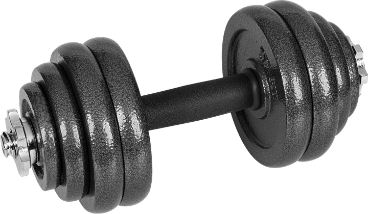 Hantle żeliwne Rebel Active regulowane w walizce z gryfem, zestaw 30 kg RBA-2327-30 (5901890122269) - obraz 3