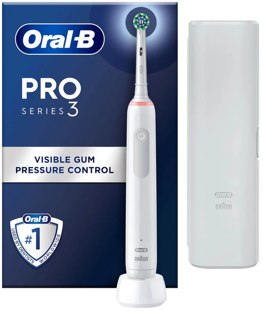 Elektryczna szczoteczka do zębów Oral-b Braun Pro 3 3500 (8006540759929) (955555910269727) - Outlet - obraz 1